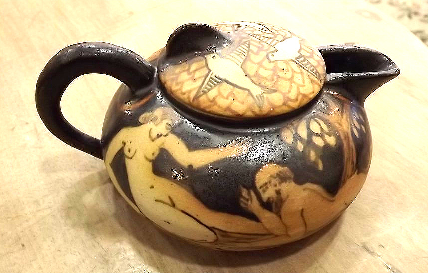 A "tête-à-tête" Stoneware Dinner Service From Ciboure, Neo-greek Period, By Etienne Vilotte-photo-2