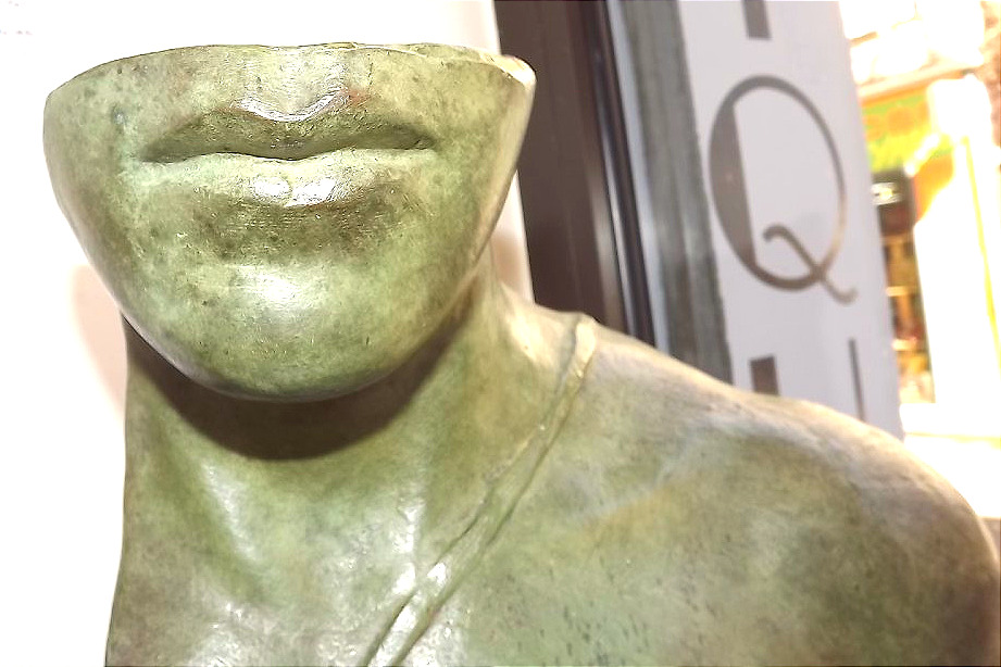 "asclepios" By Igor Mitoraj, Bronze With Green Patina, 1988-photo-3