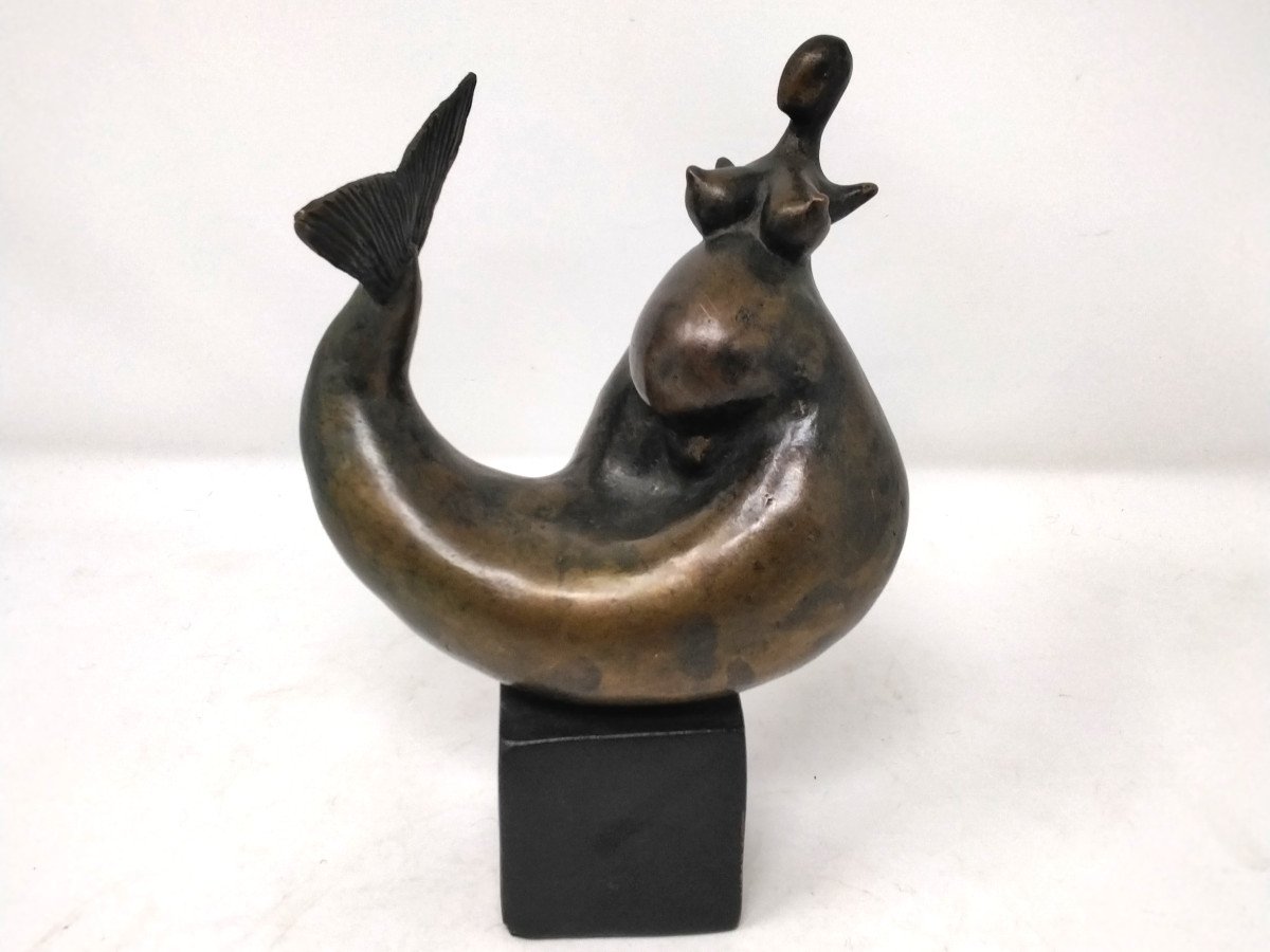 Bronze Mermaid By Bernard Terreaux N°2/8