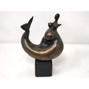 Bronze Mermaid By Bernard Terreaux N°2/8
