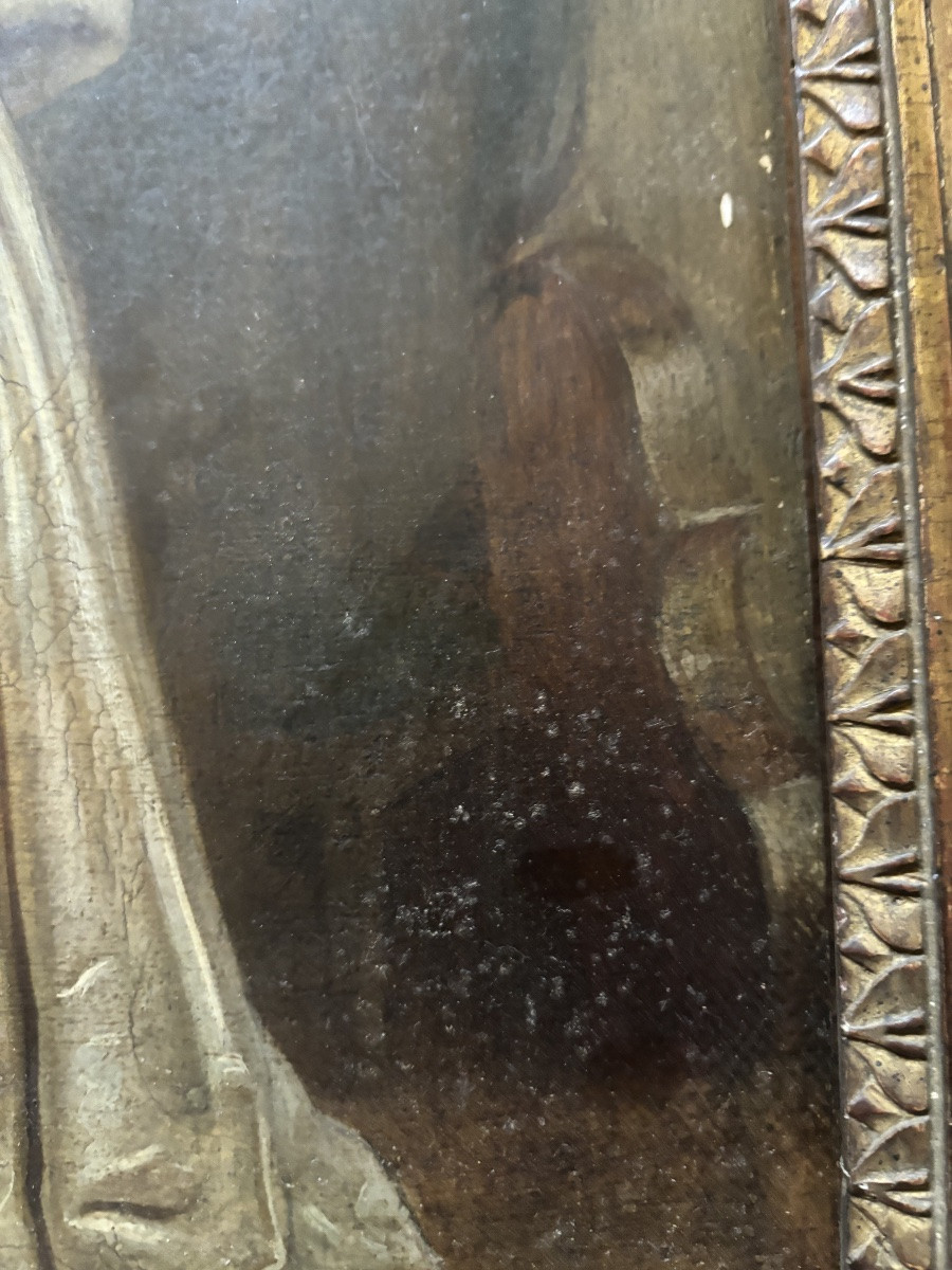 D’après Marguerite GÉRARD (1761-1837) Le Triomphe de Minette Huile 19e Chat Chien-photo-4