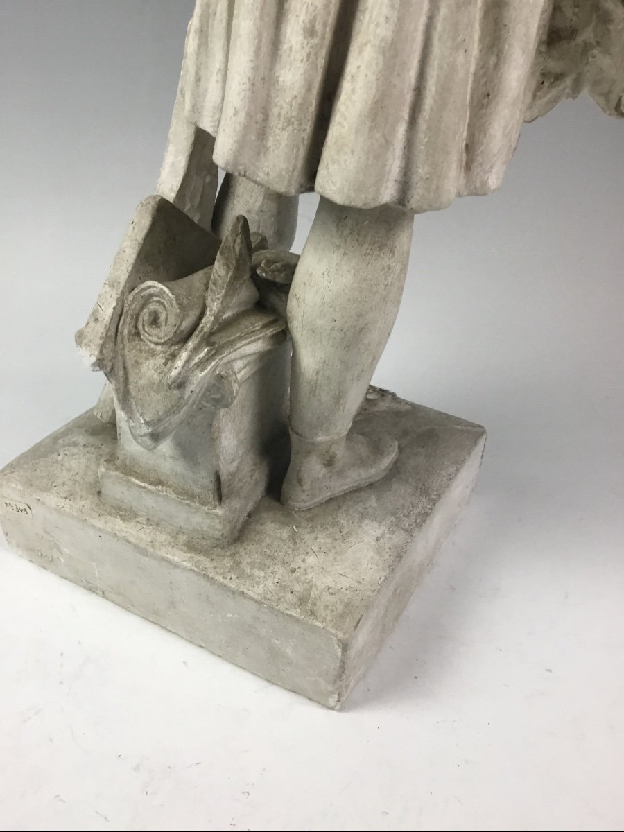 David d'Angers Plaster Sculpture Liberty Marianne With Bayonet Revolution 1830-photo-5