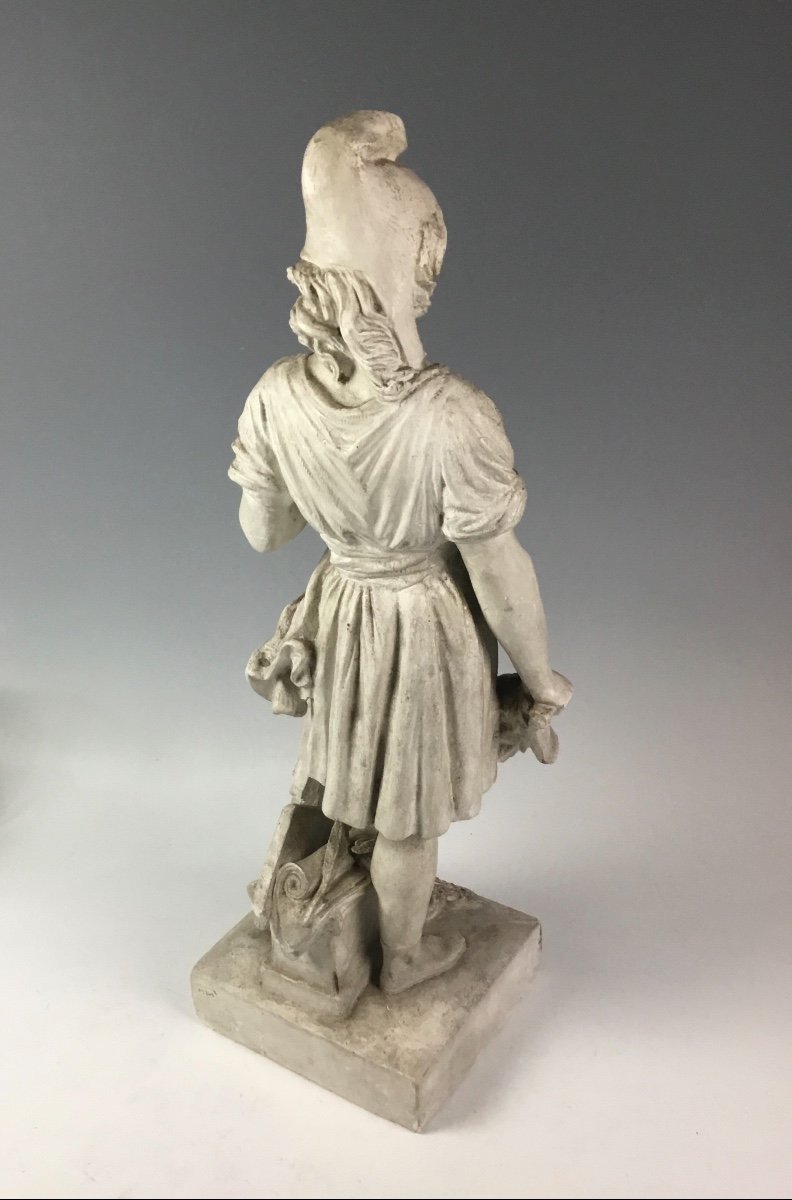 David d'Angers Plaster Sculpture Liberty Marianne With Bayonet Revolution 1830-photo-6