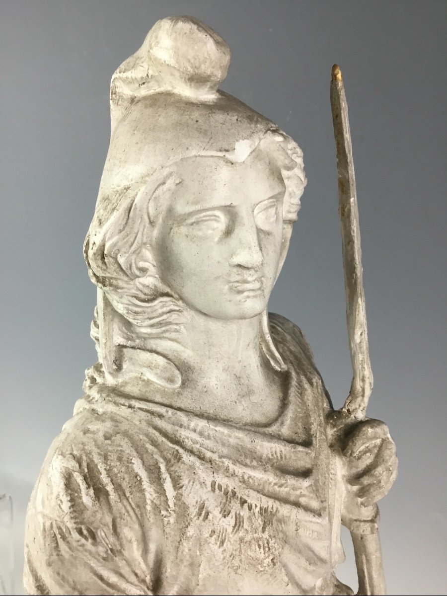 David d'Angers Plaster Sculpture Liberty Marianne With Bayonet Revolution 1830-photo-8
