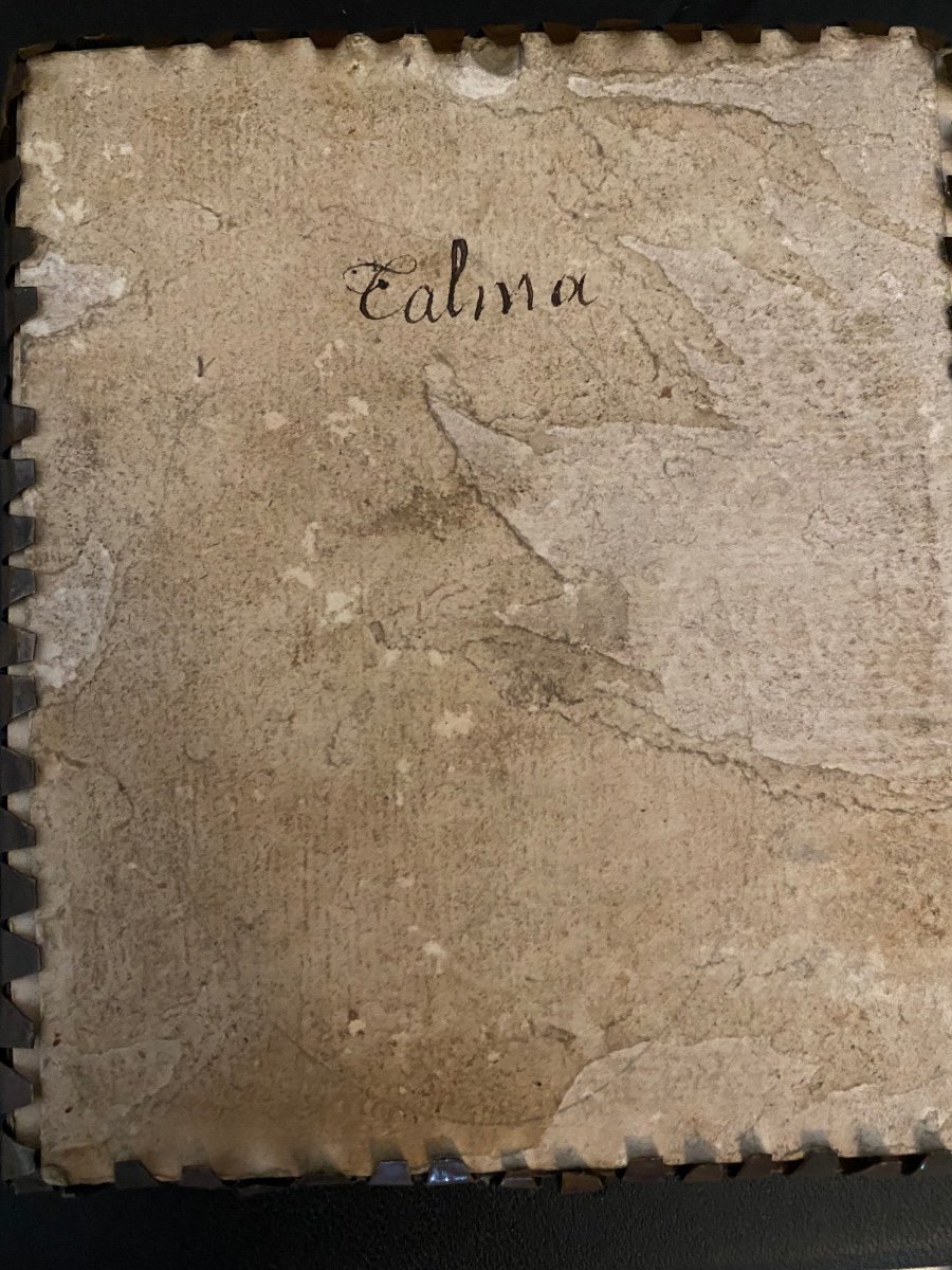 French School Around 1800 Portrait Of The Actor Talma Of The Miniature French Comedy-photo-2
