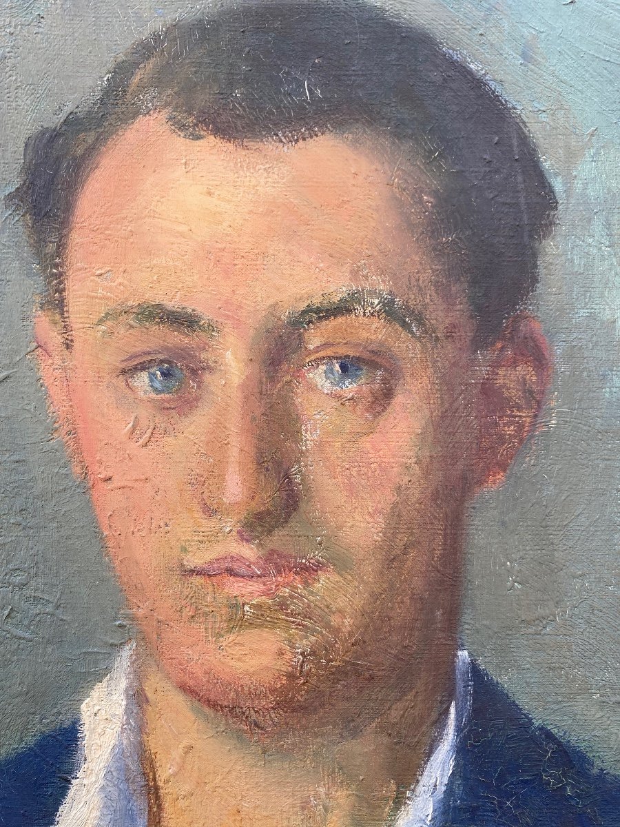 Waldo Peirce école Américaine Portrait D’un Tireur équipe De France Olympique Giverny  1919  -photo-4
