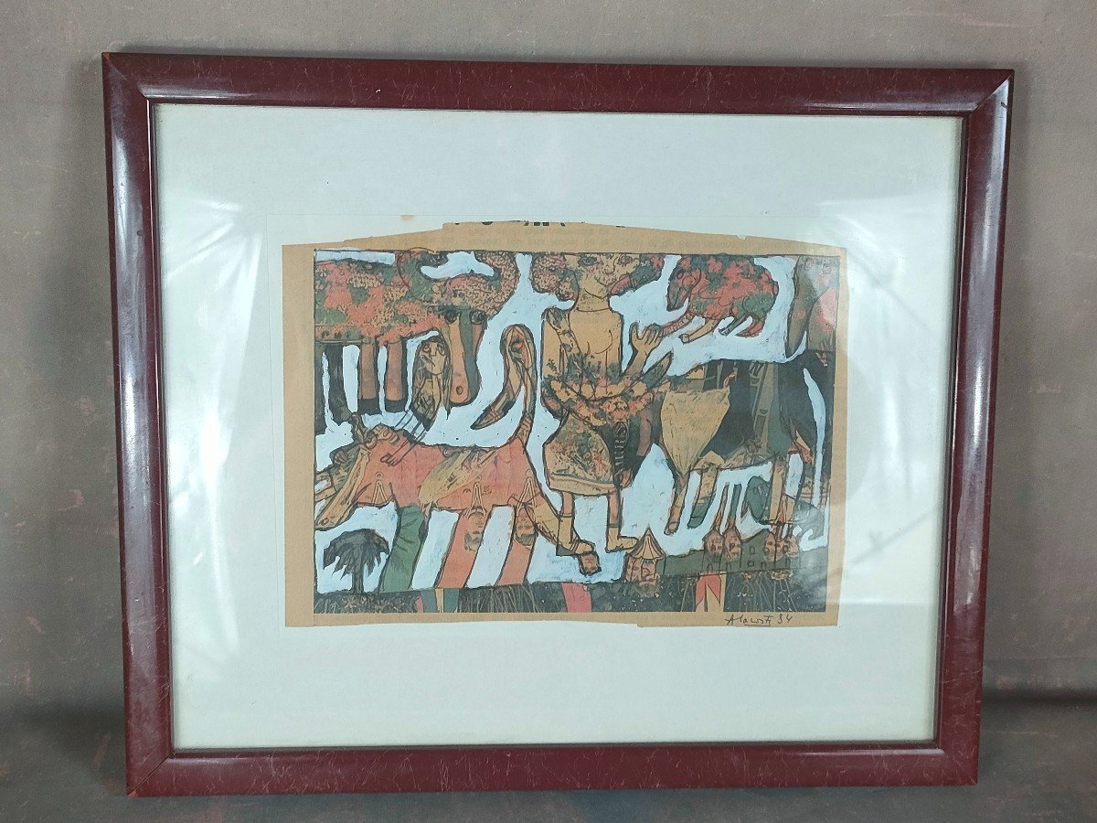 Alain Lacoste Singular Art Brut Art -photo-4
