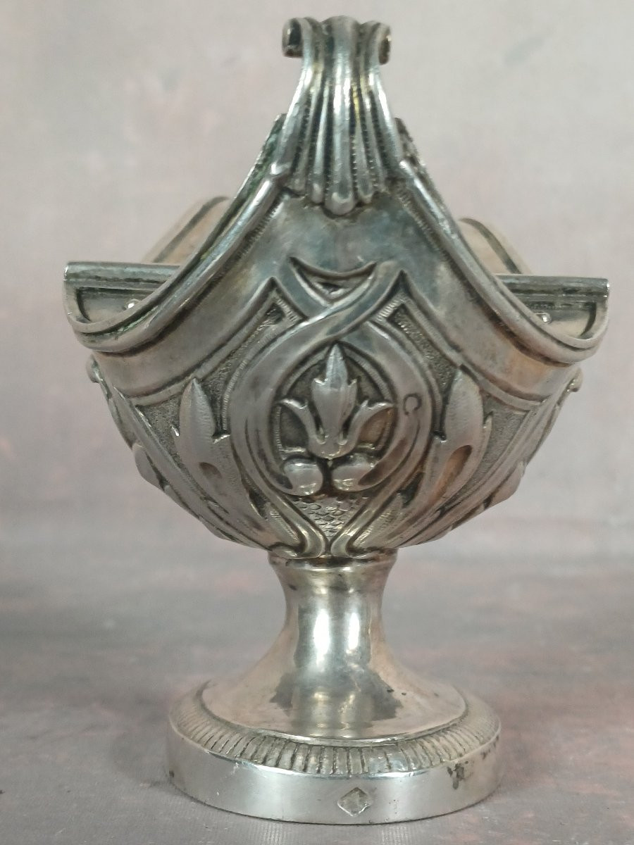 Solid Silver Incense Boat-photo-4