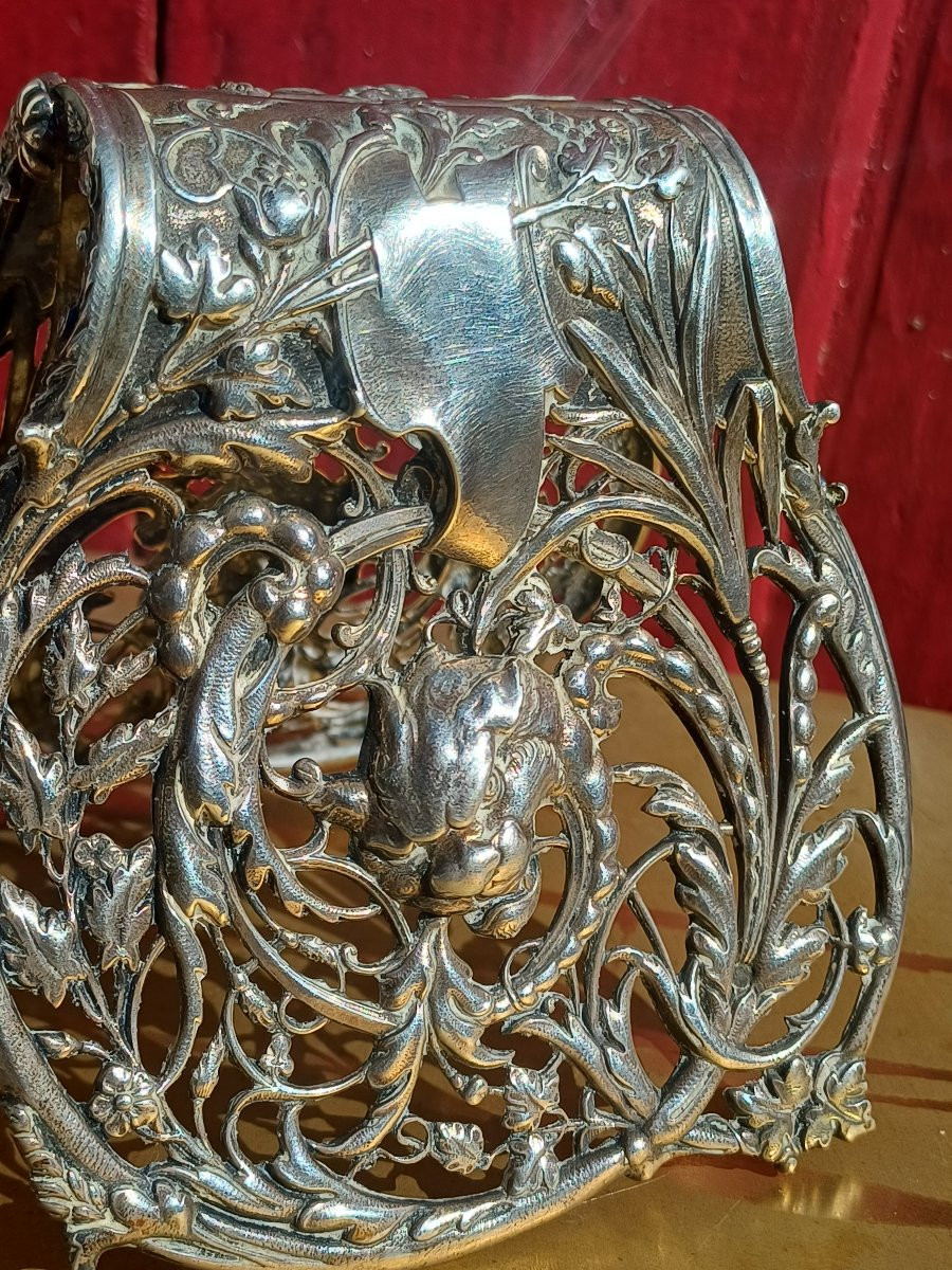 Silver-plated Lion Head Asparagus Tongs-photo-2