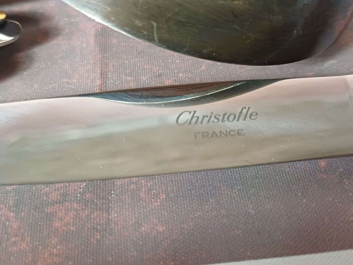 Christofle Spatours 86-piece Silver-plated Cutlery Set-photo-2