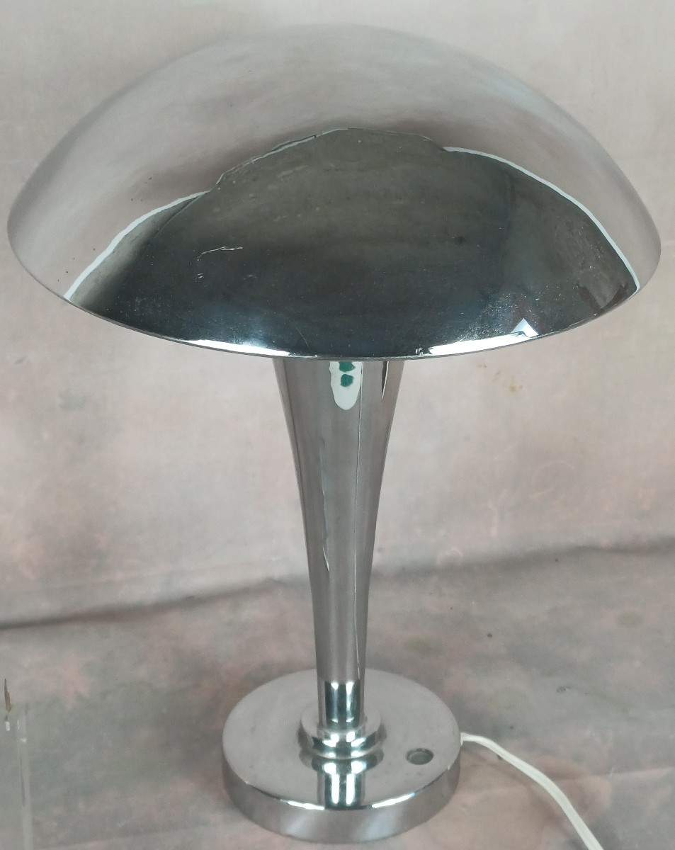 Lampe champignon attribuée a Jean Perzel pour Claude Lumière