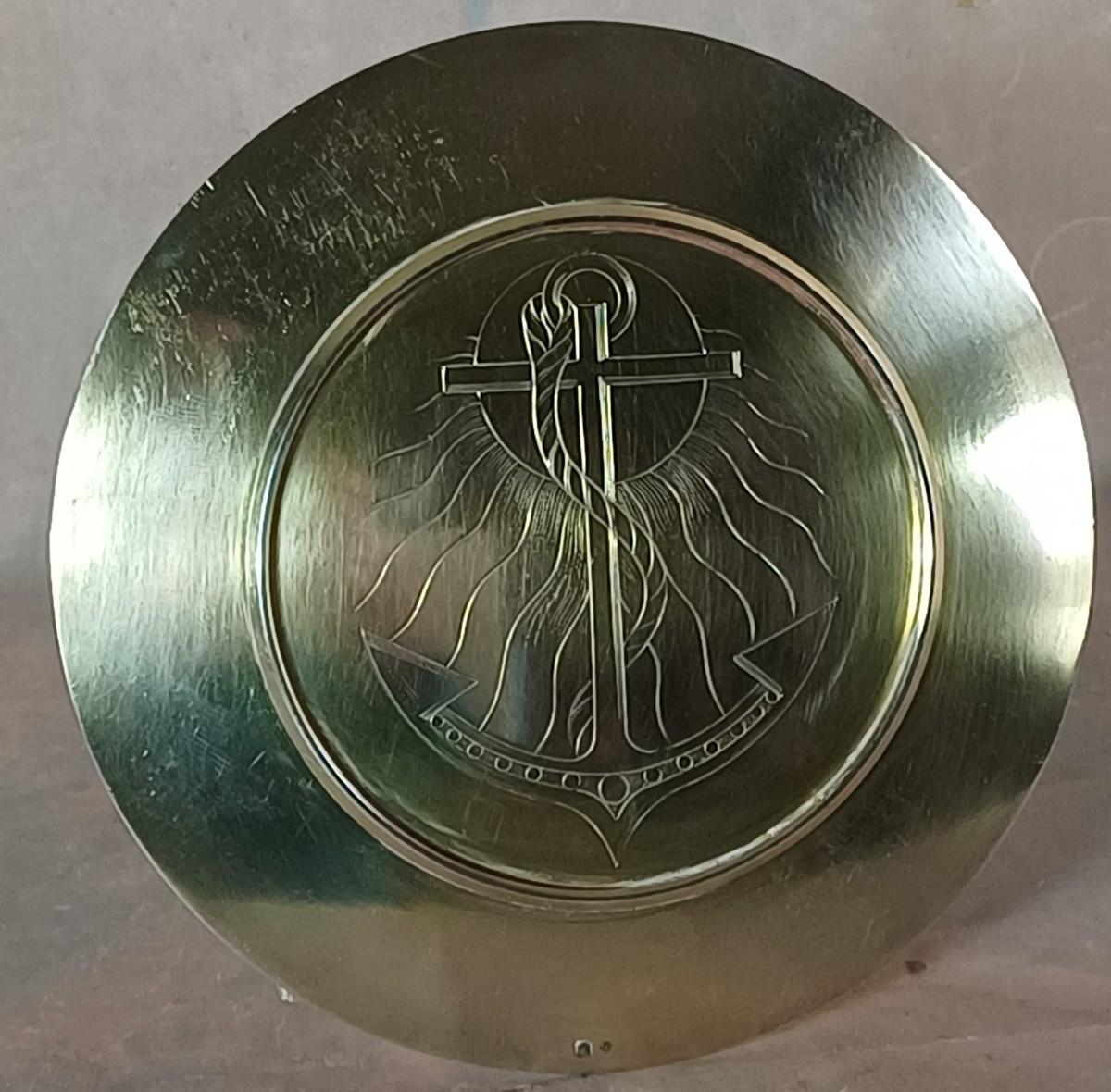 Patène de calice argent massif l'Espérance