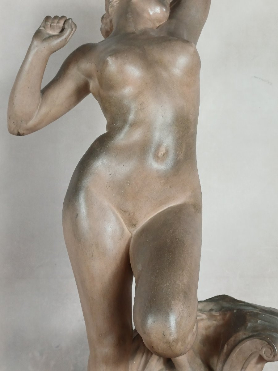 Matinado sculpture en terre cuite de Charpentier Félix -photo-3