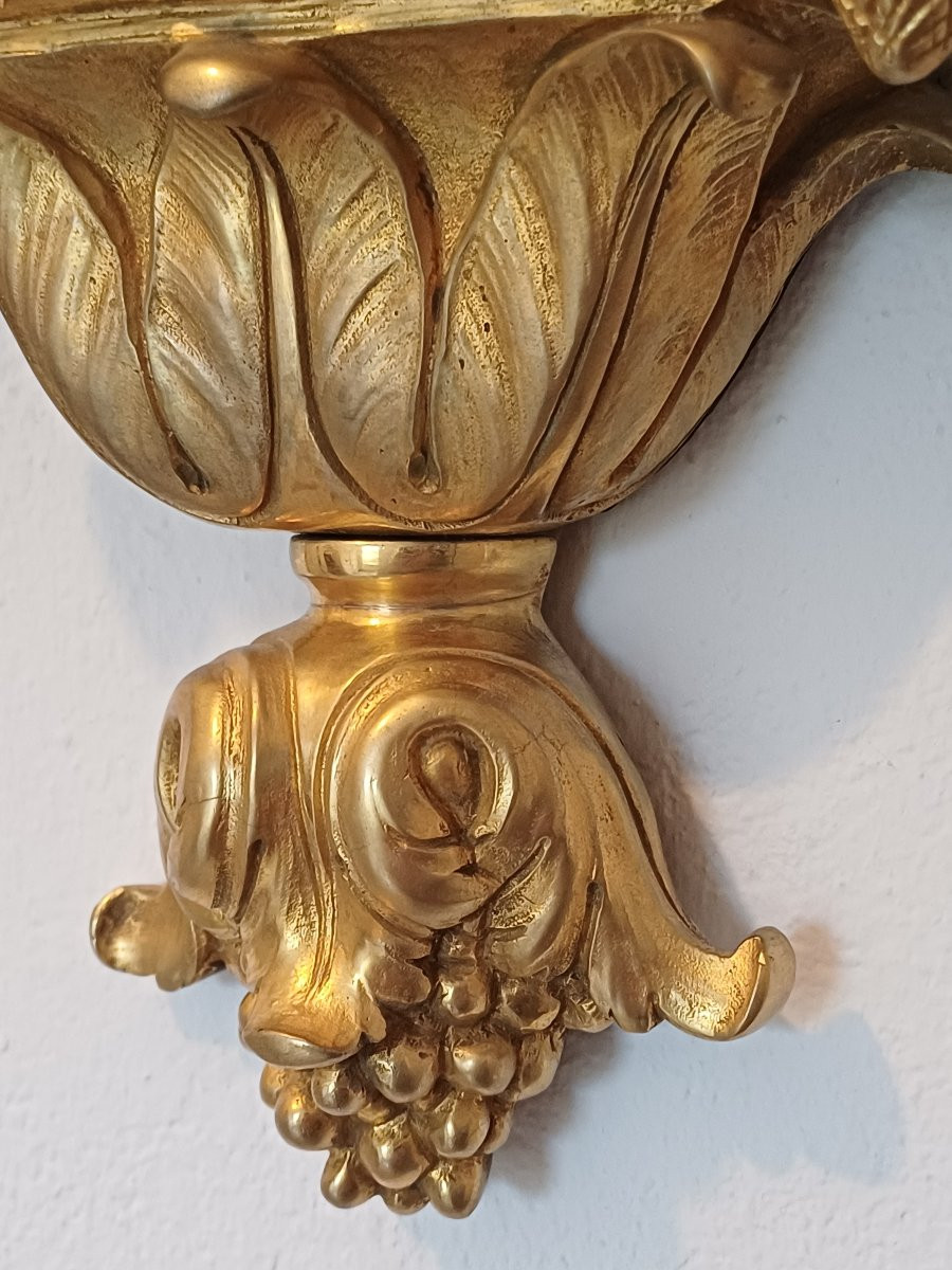 Gilt Bronze Cartel Clock By Delafosse And Thiery, Late 18th Century, Depicting The Nemean Lion-photo-4