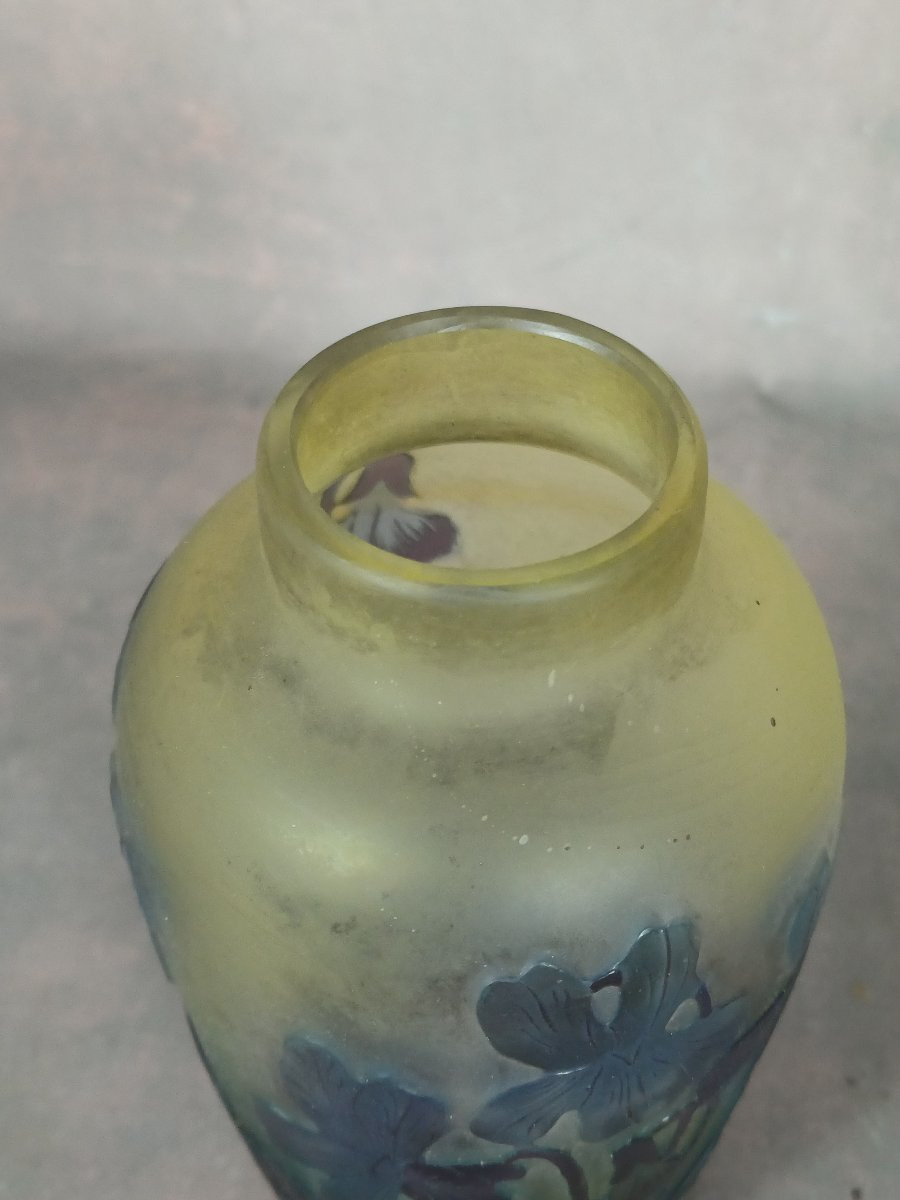 Gallé Vase Decorated With Violets-photo-1