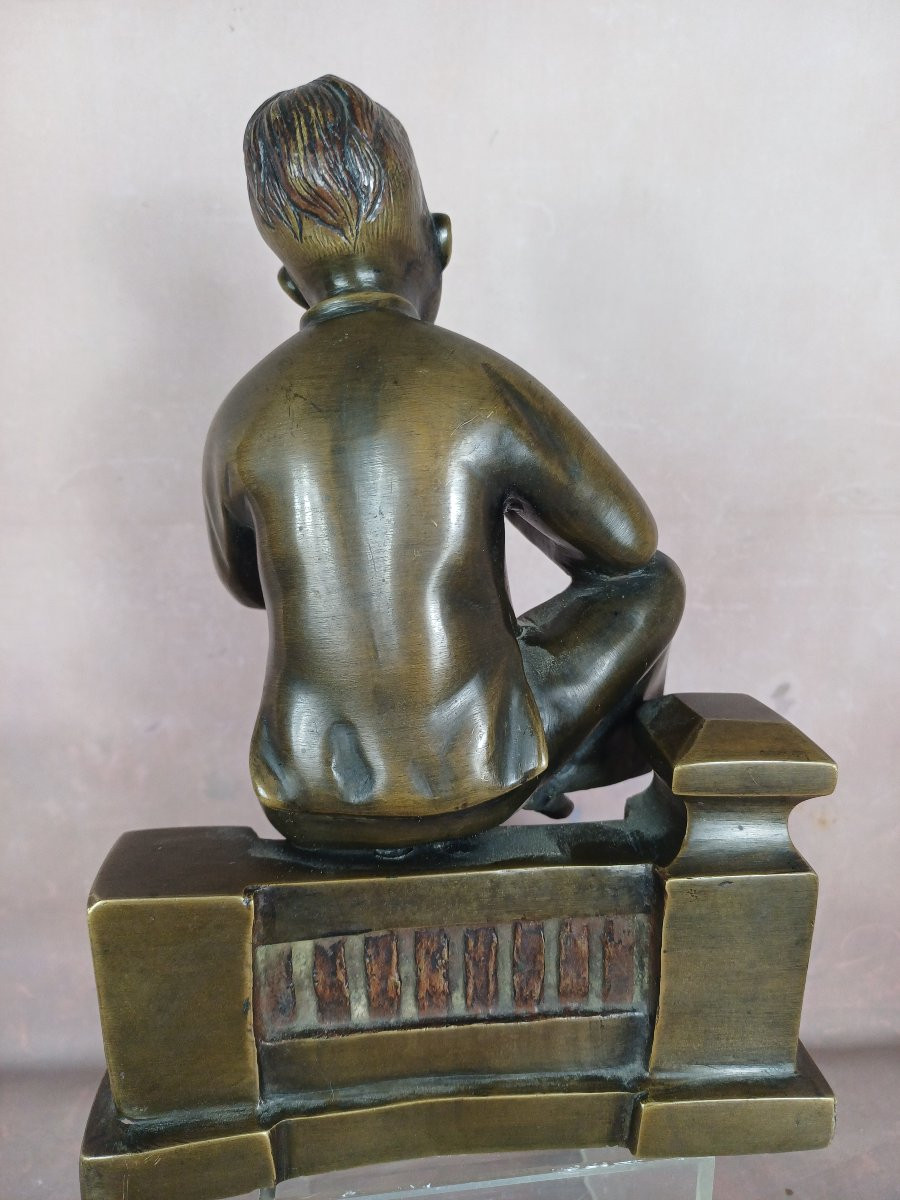 bronze chinois musicien Chine -photo-1