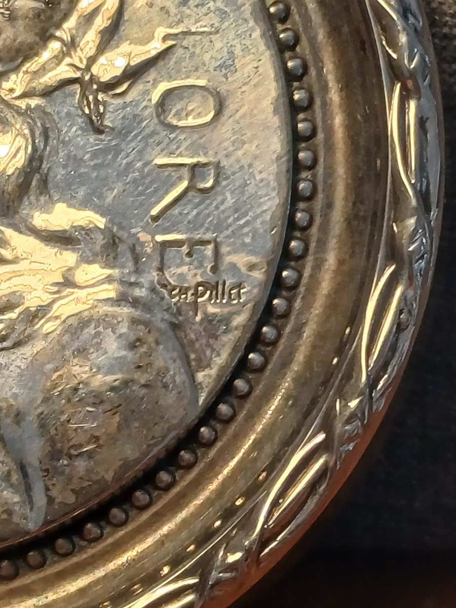 Boite art nouveau Flore et Pomone signé Charles Pillet-photo-3