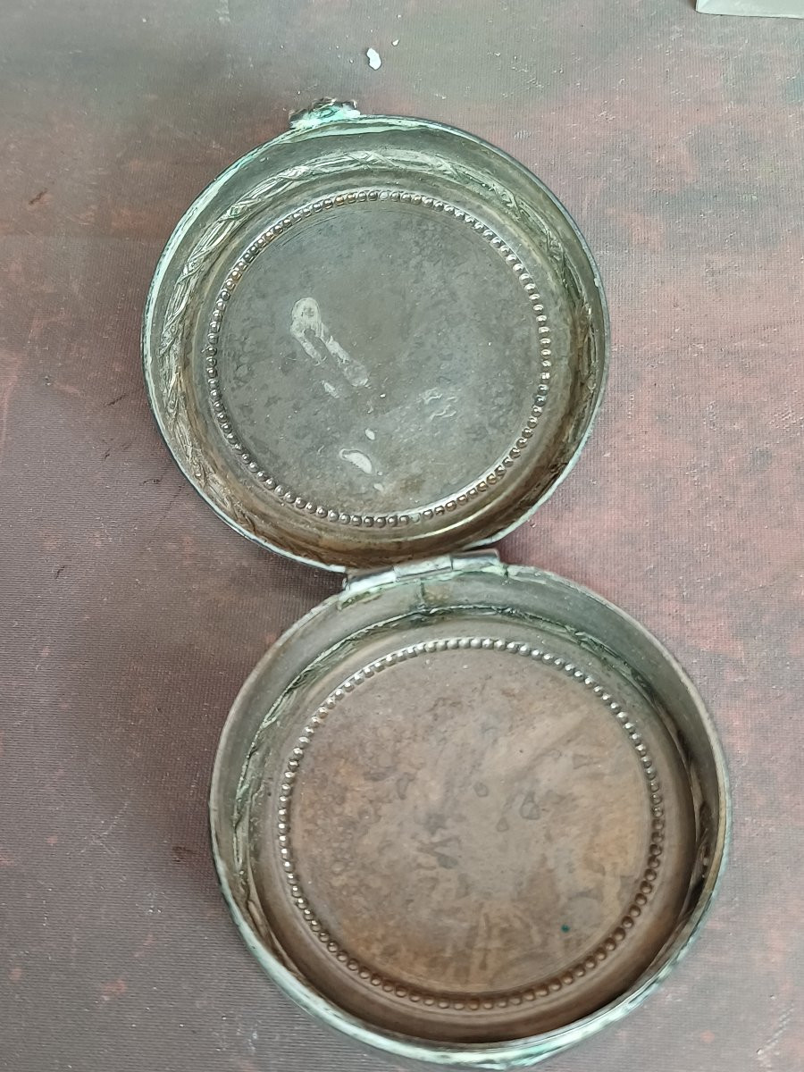 Boite art nouveau Flore et Pomone signé Charles Pillet-photo-6