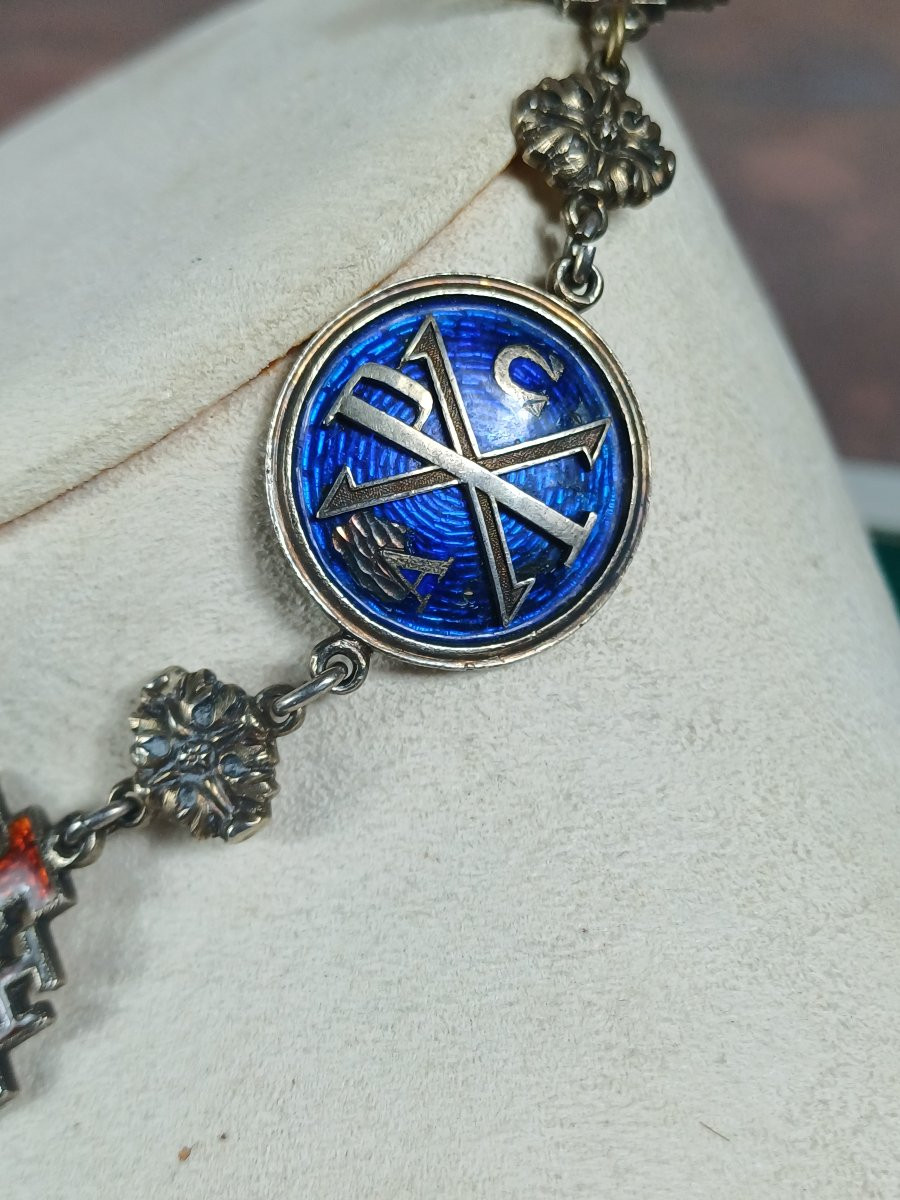 Canon's Cross Necklace, Marseille Cathedral Decoration Medal-photo-2