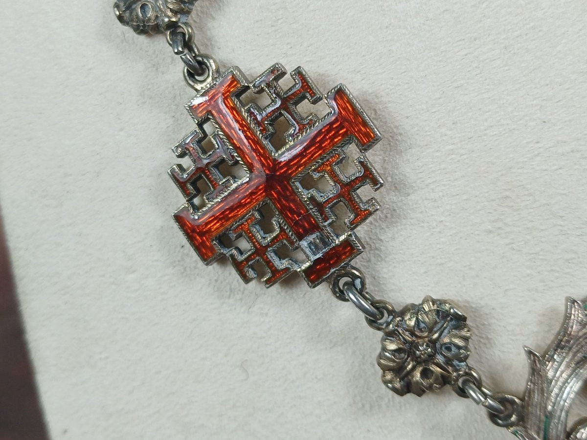 Canon's Cross Necklace, Marseille Cathedral Decoration Medal-photo-3
