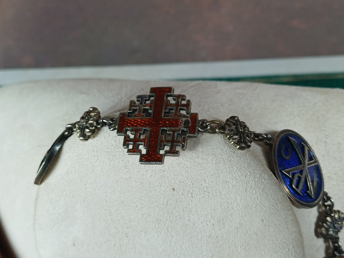 Canon's Cross Necklace, Marseille Cathedral Decoration Medal-photo-4