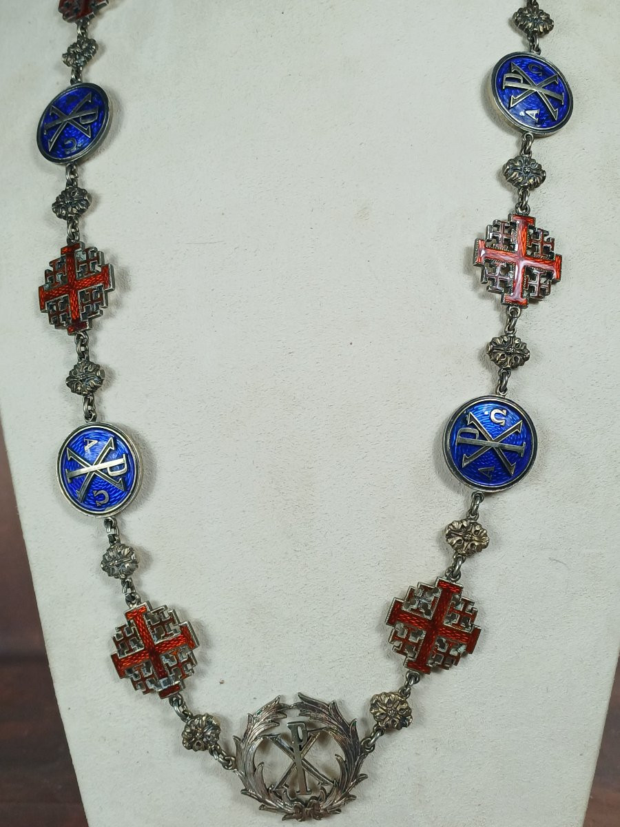 Canon's Cross Necklace, Marseille Cathedral Decoration Medal-photo-2