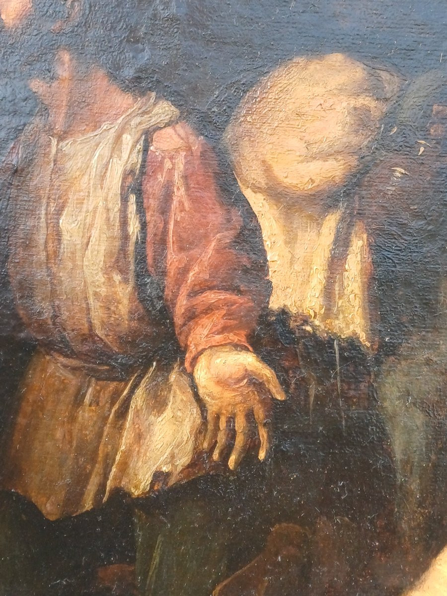 Hst Instant Of Conversion Spanish School 18th Century-photo-1