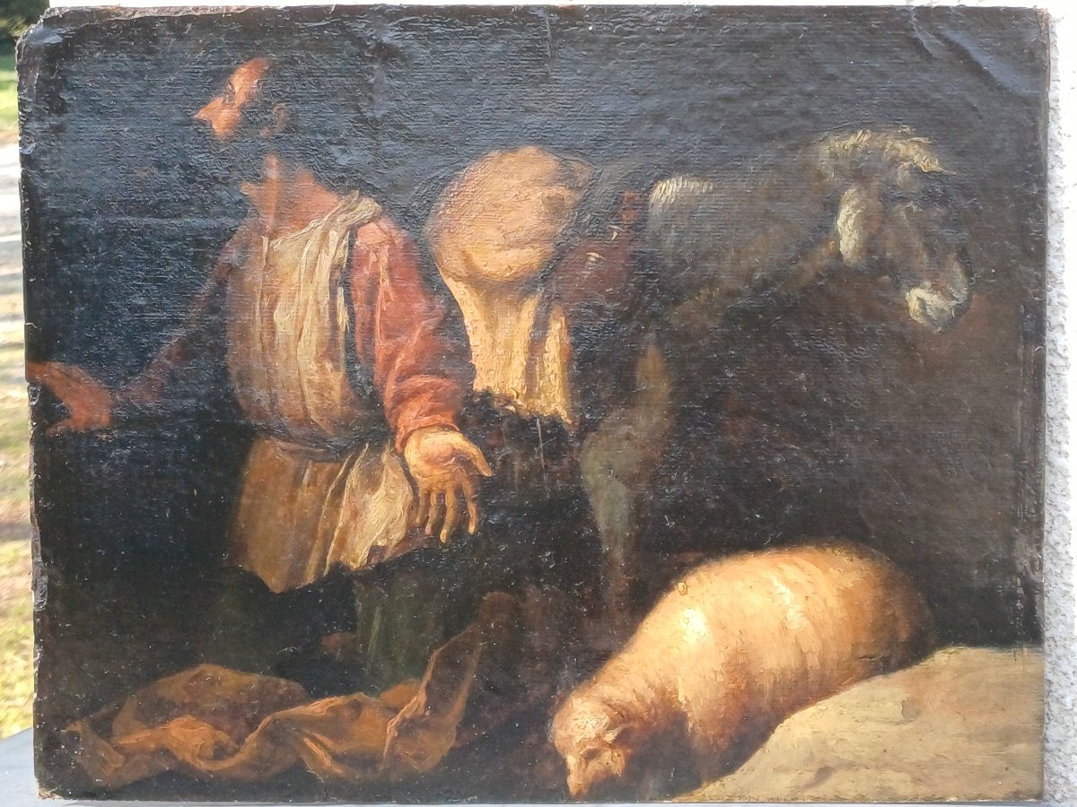 Hst Instant Of Conversion Spanish School 18th Century-photo-5