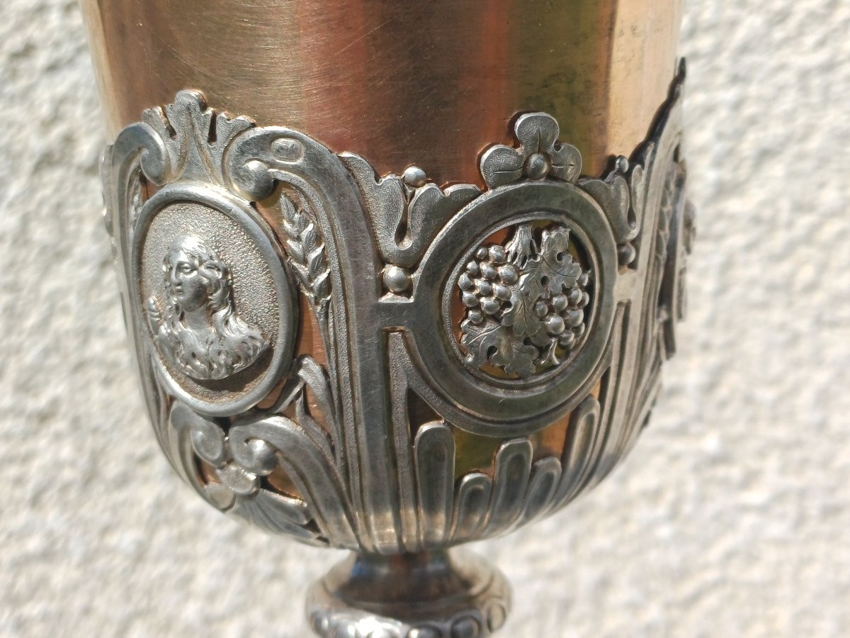 Baroque Silver Chalice By Jean Charles Cahier-photo-2