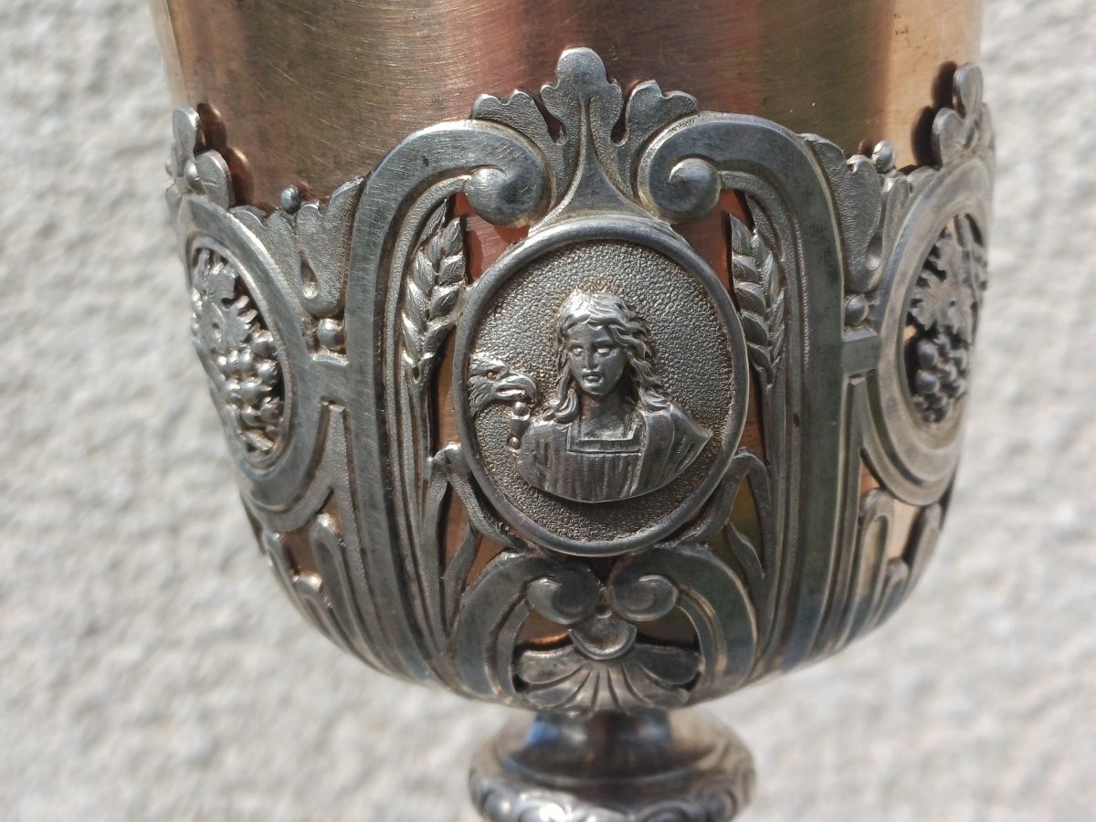 Baroque Silver Chalice By Jean Charles Cahier-photo-3