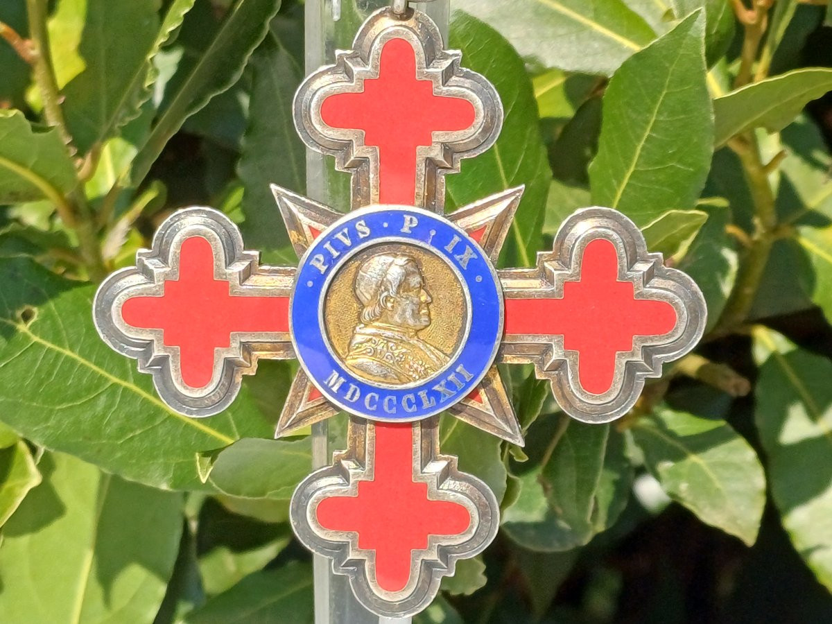 Croix de Chapitres Chanoine d'Angers décoration médaille-photo-3