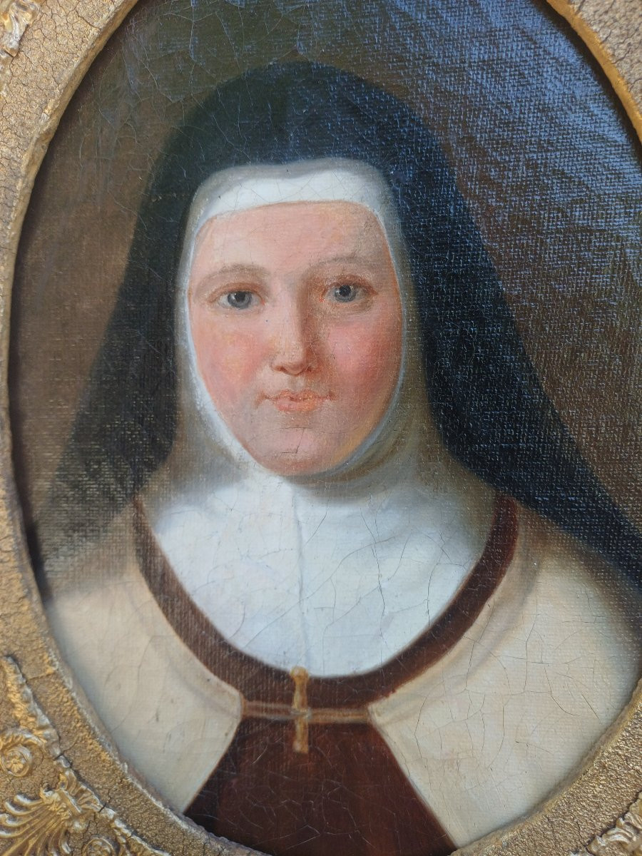 Portrait d'une religieuse  du Carmel hst -photo-3
