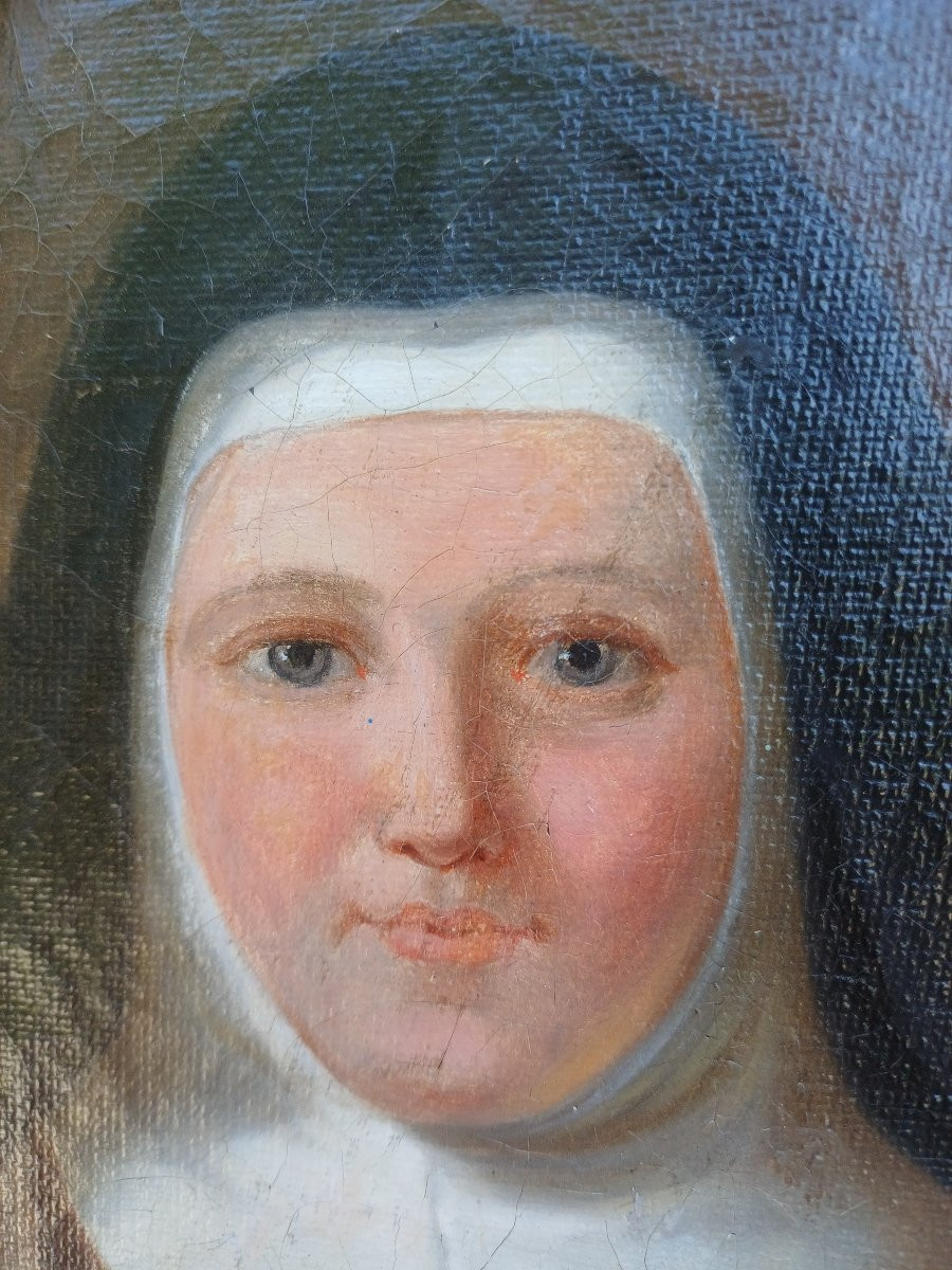 Portrait d'une religieuse  du Carmel hst -photo-1