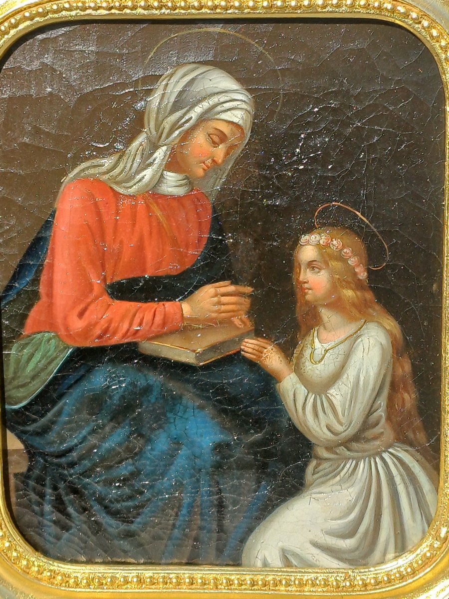 Hst Education de la Sainte Vierge Marie par Sainte Anne-photo-2