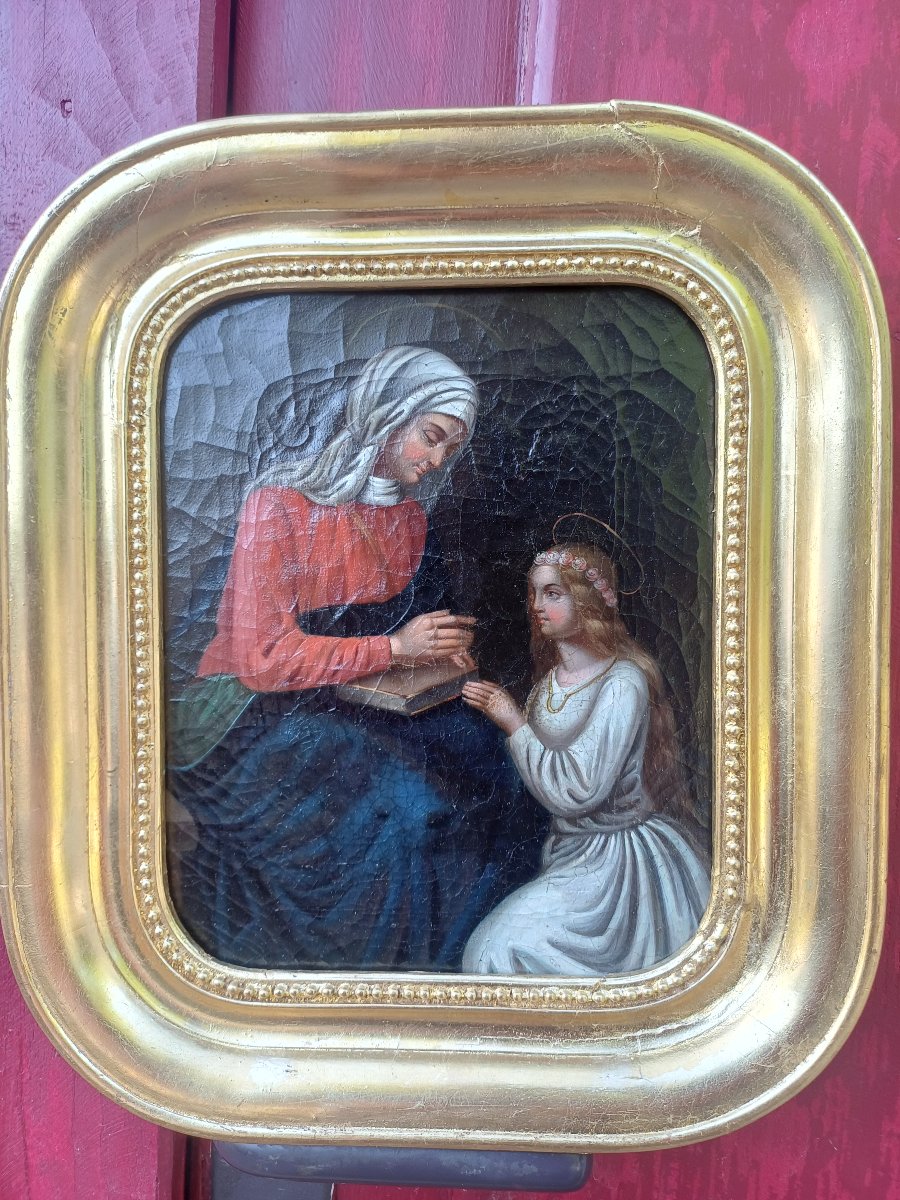 Hst Education de la Sainte Vierge Marie par Sainte Anne-photo-3