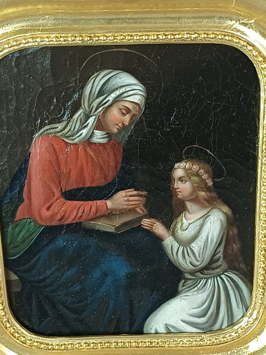 Hst Education de la Sainte Vierge Marie par Sainte Anne-photo-3