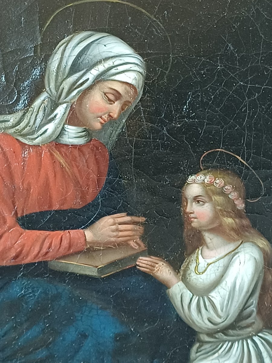 Hst Education de la Sainte Vierge Marie par Sainte Anne-photo-4