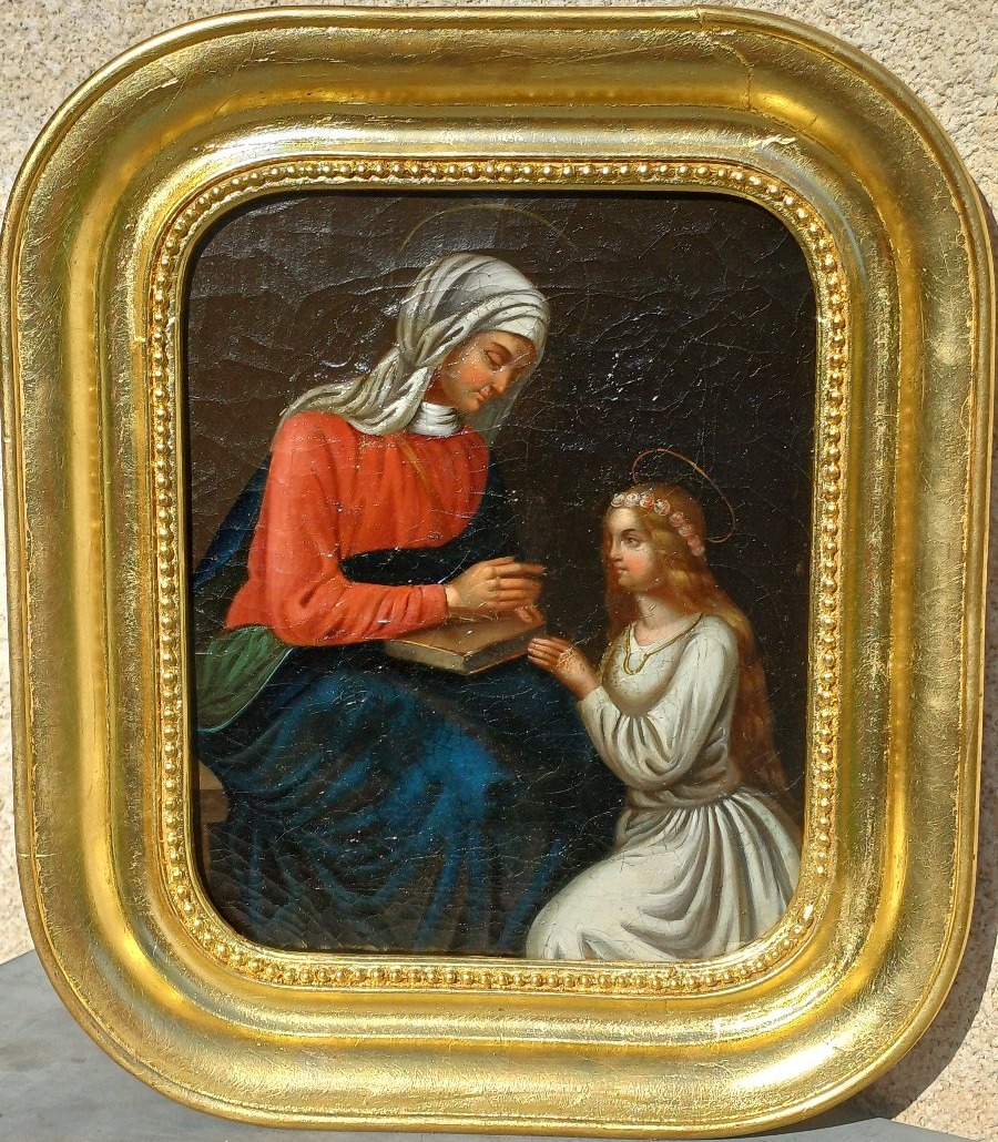 Hst Education de la Sainte Vierge Marie par Sainte Anne