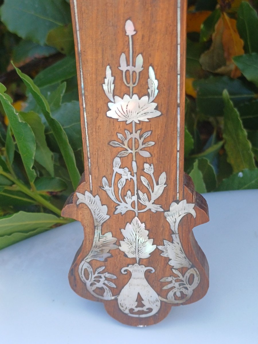 Croix en marqueterie de nacre Indochine -photo-1