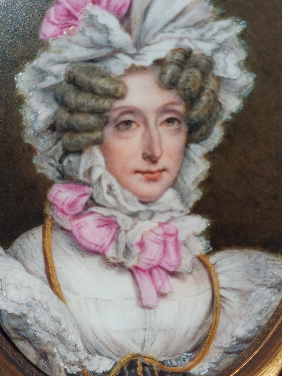 Portrait Marie Amélie de Bourbon-Siciles épouse de Louis Philippe-photo-3