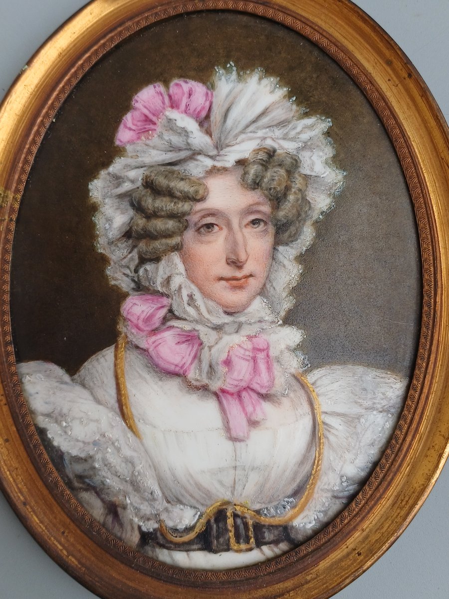 Portrait Marie Amélie de Bourbon-Siciles épouse de Louis Philippe