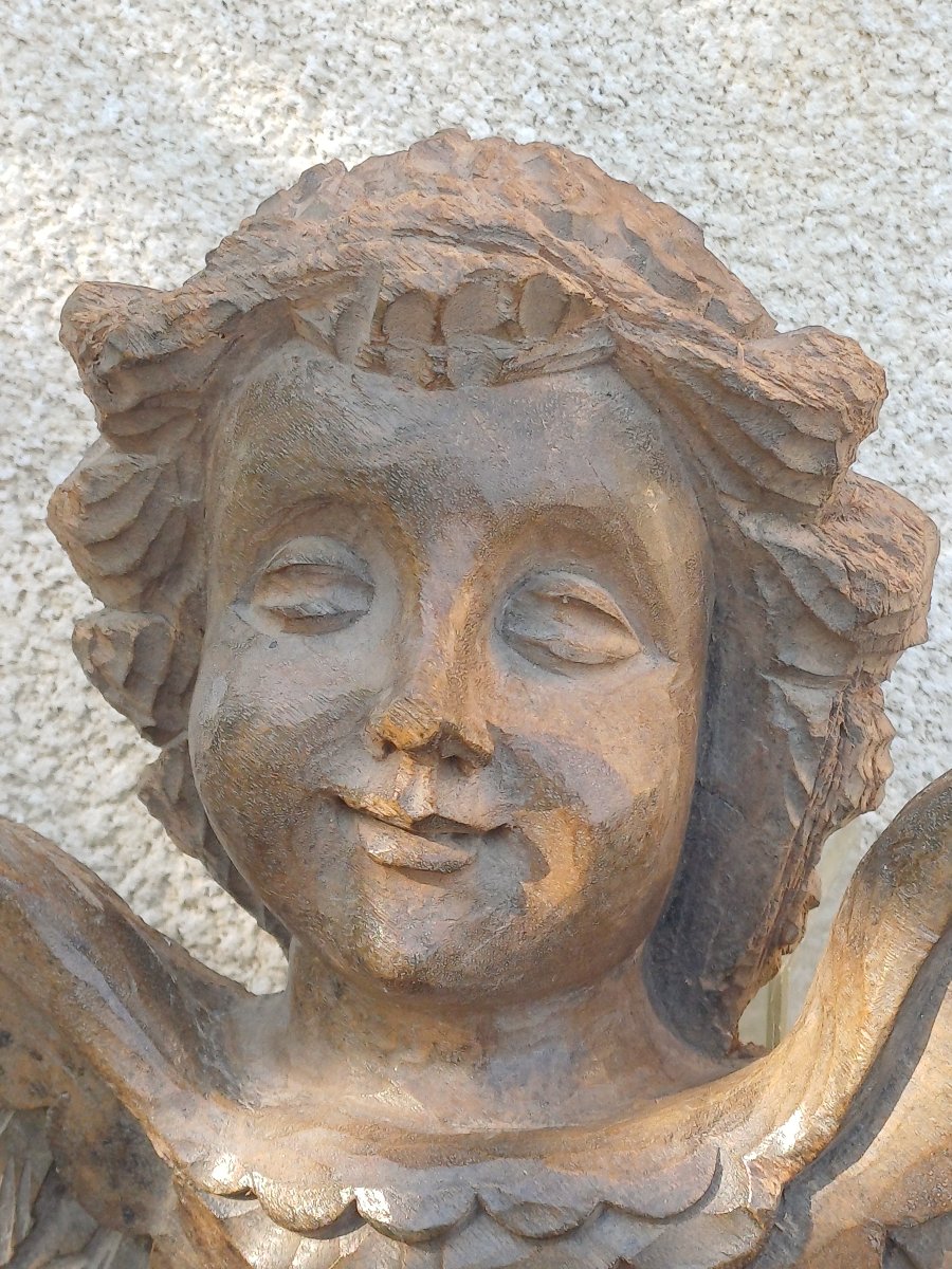 Tête d'angelot putti chérubins -photo-2