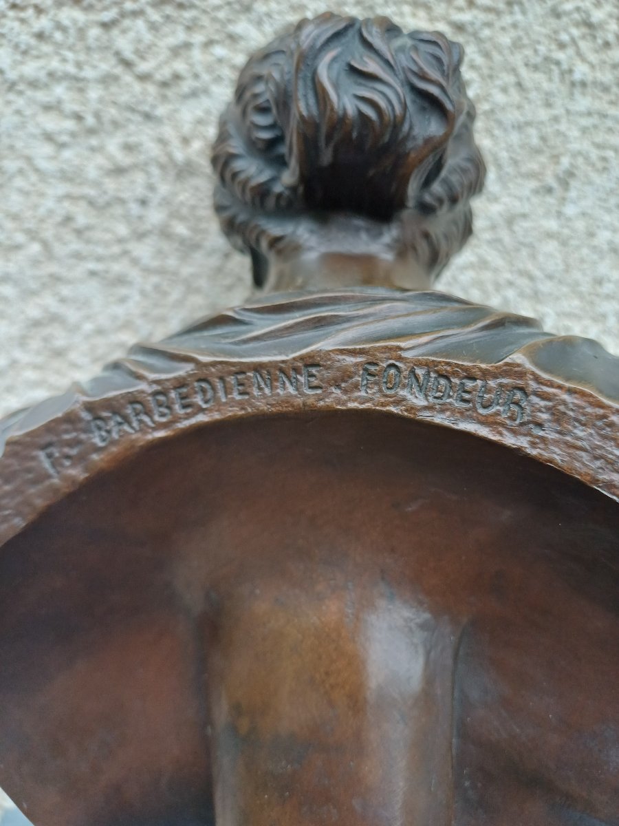 Bronze With A Patina, Venus, Cast In Barbédienne-photo-3