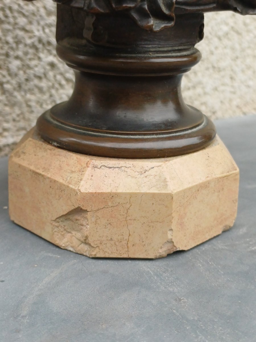 Bronze With A Patina, Venus, Cast In Barbédienne-photo-4