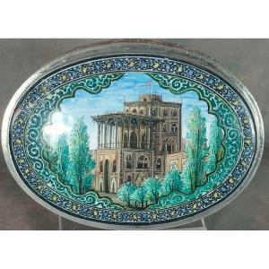 Sterling Silver Box Ali Qapu Palace Isfahan Iran Persia