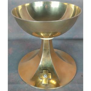 Art Deco Chalice Sterling Silver And Diamond Nesme Henry