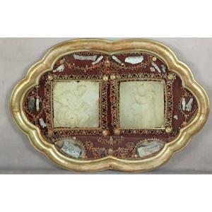 18th Century Reliquary, Rolled Papers, Martyrs And Agnus Dei