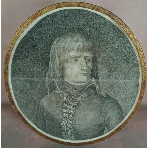 Portrait Drawing Of Napoleon Bonaparte, General Of The Army Of Italy