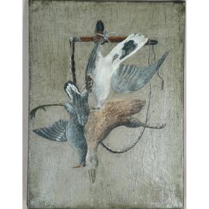 Hst retour de chasse nature morte 