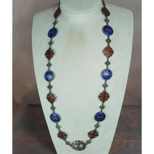 Canon's Cross Necklace, Marseille Cathedral Decoration Medal